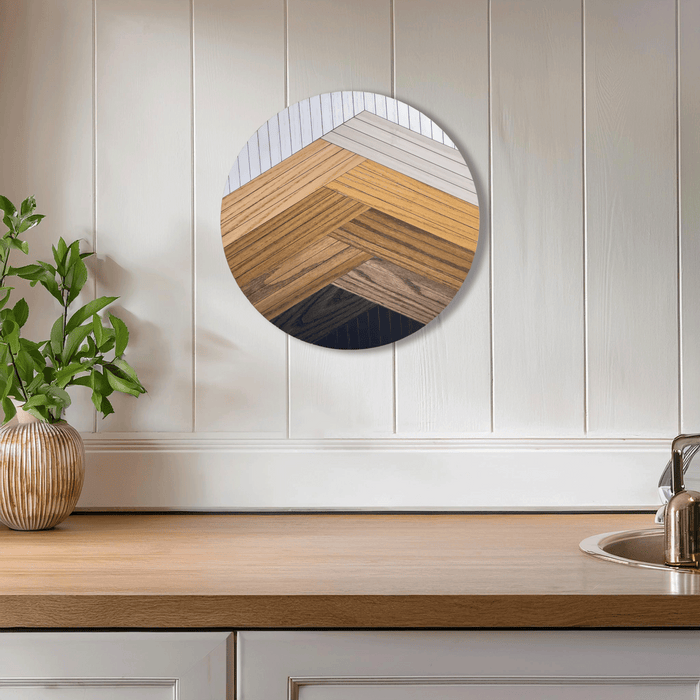 Sierra Round Wood Wall Art