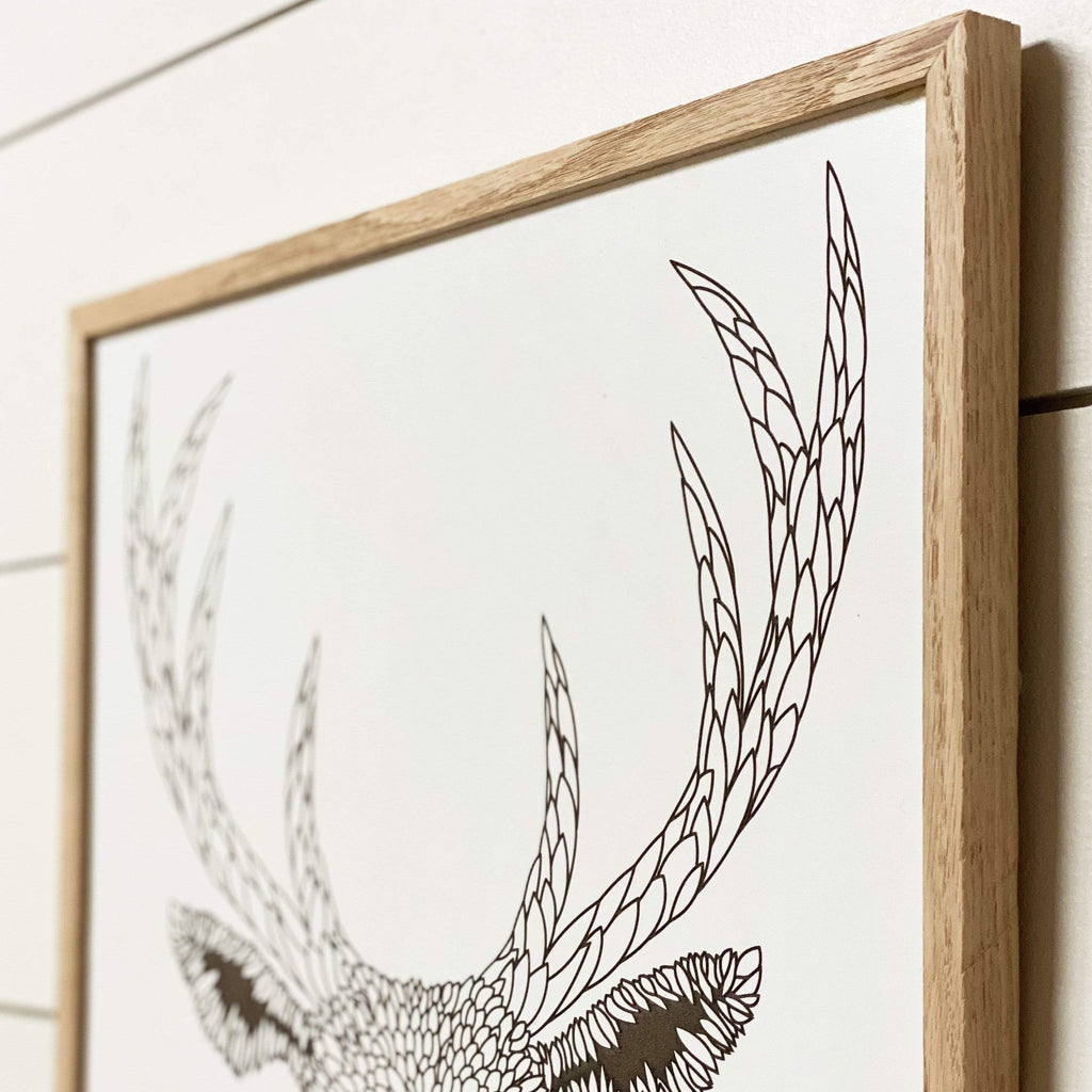 Daire Engraved Wood Wall Art