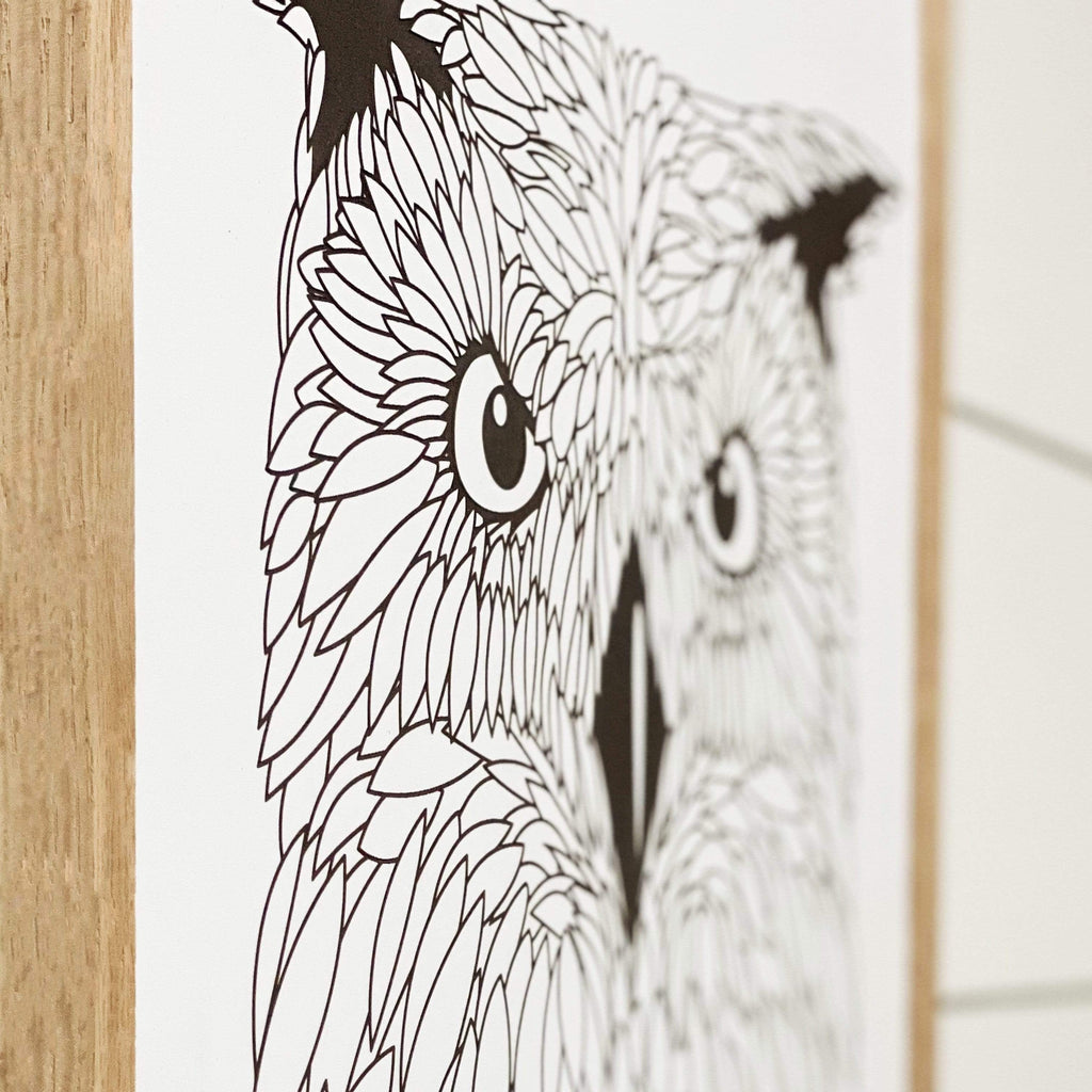 Olso Engraved Wood Wall Art