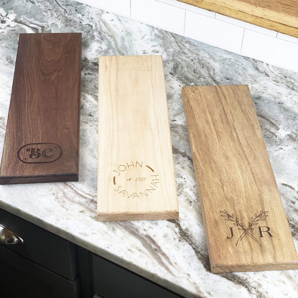 Personalized, Solid Wood Engraved Cheese Board, Charcuterie Boards