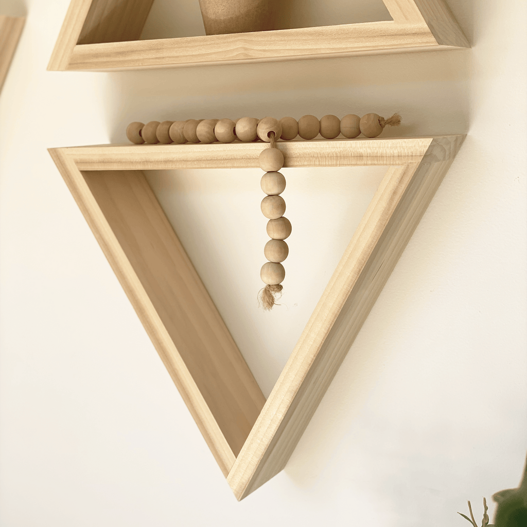 Triangle Floating Wall Shelves